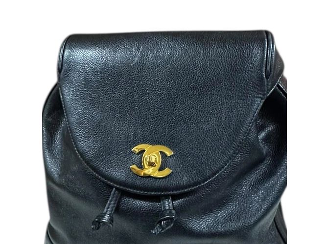 Timeless Chanel Triple Coco Rucksack Schwarz - Ansicht 11