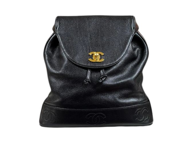 Timeless Chanel Triple Coco Rucksack Schwarz - Ansicht 2
