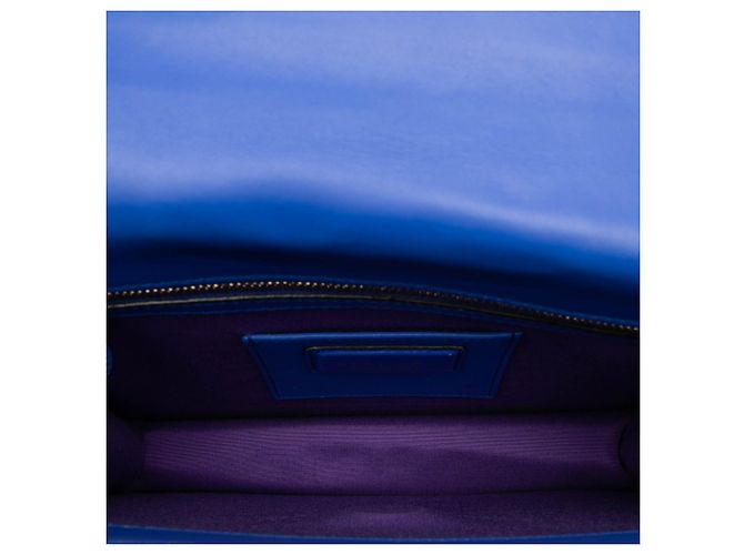 Bulgari Bvlgari Blu Piccola Borsa Quadrata in Pelle Serpenti Forever con Catena a Spalla - vista 4