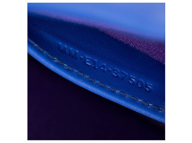 Bulgari Bvlgari Blu Piccola Borsa Quadrata in Pelle Serpenti Forever con Catena a Spalla - vista 6