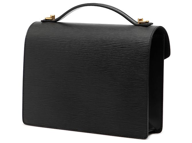 Louis Vuitton Monceau 28 in Epi Nero - vista 2