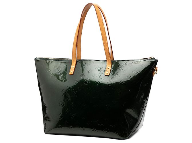 Louis Vuitton Monogram Vernis Bellevue GM Verde Verde scuro - vista 2
