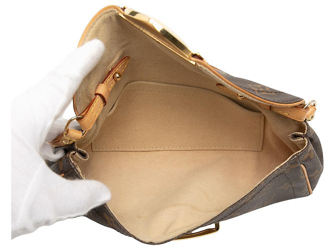 Pochette Beverly Monogram Marrone Louis Vuitton - vista 4