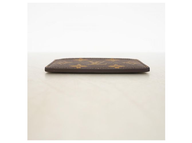 Slender Estuche para tarjetas Monogram Louis Vuitton M61733 Castaño - vista 2