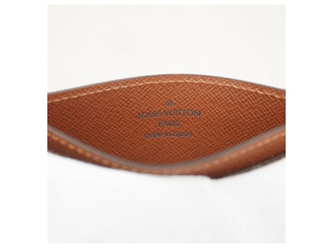 Slender Estuche para tarjetas Monogram Louis Vuitton M61733 Castaño - vista 4