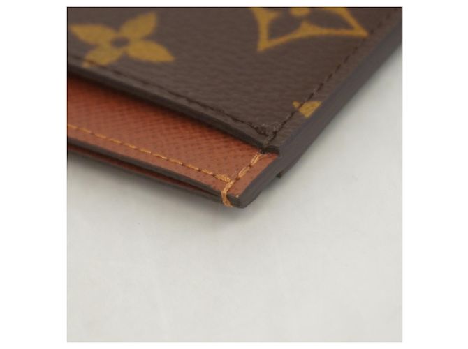 Slender Estuche para tarjetas Monogram Louis Vuitton M61733 Castaño - vista 5
