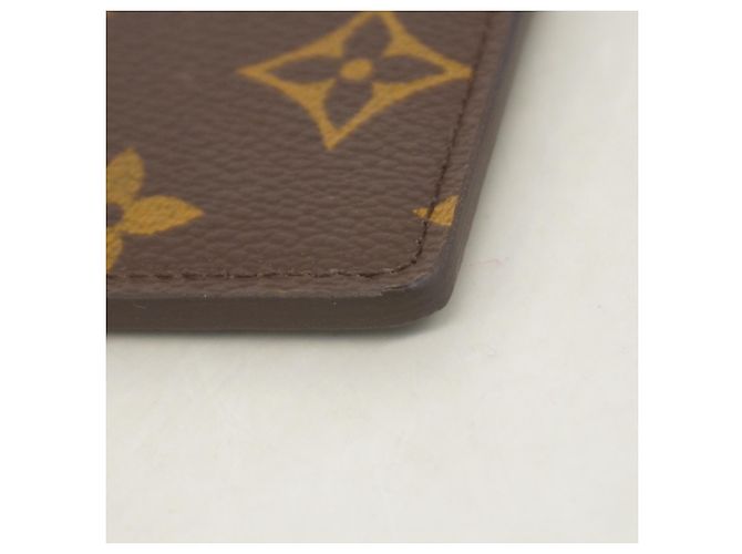 Slender Estuche para tarjetas Monogram Louis Vuitton M61733 Castaño - vista 6