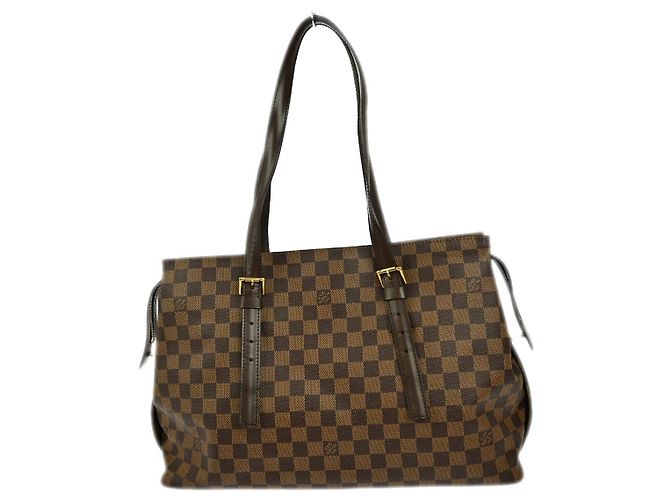 Borsa Chelsea Damier Louis Vuitton Marrone - vista 2