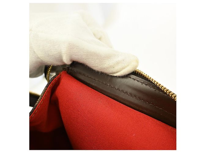 Borsa Chelsea Damier Louis Vuitton Marrone - vista 5