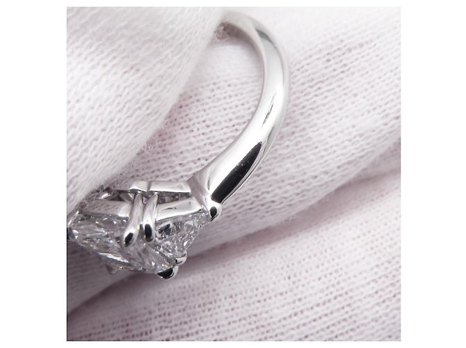 Platin-Ehering von Tiffany & Co. Silber - Ansicht 5