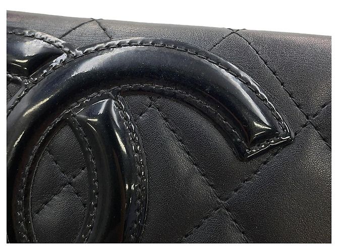 Billetera bi-fold Chanel Cambon Line Negro - vista 7