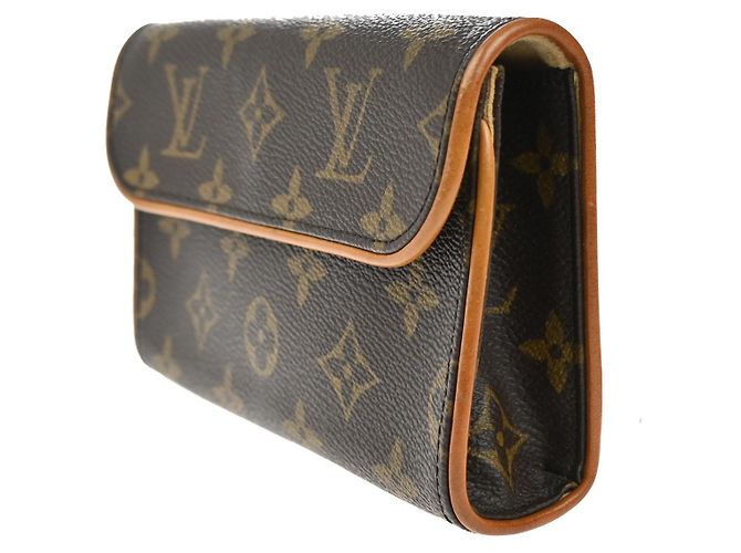 Marsupio Florentine Louis Vuitton in tela Monogram Marrone - vista 3