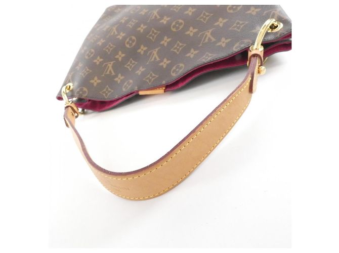 Borsa a Spalla Graceful PM Monogramma Louis Vuitton Marrone Rosa - vista 6