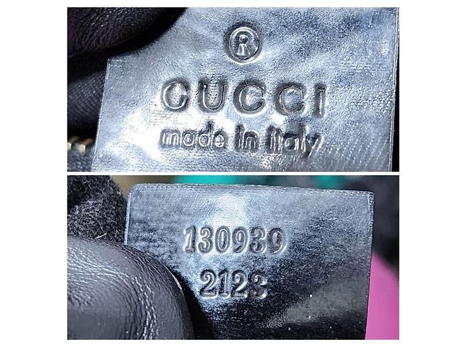 Borsa a spalla in pelle verniciata D-Ring Abbey di Gucci nera Nero - vista 3