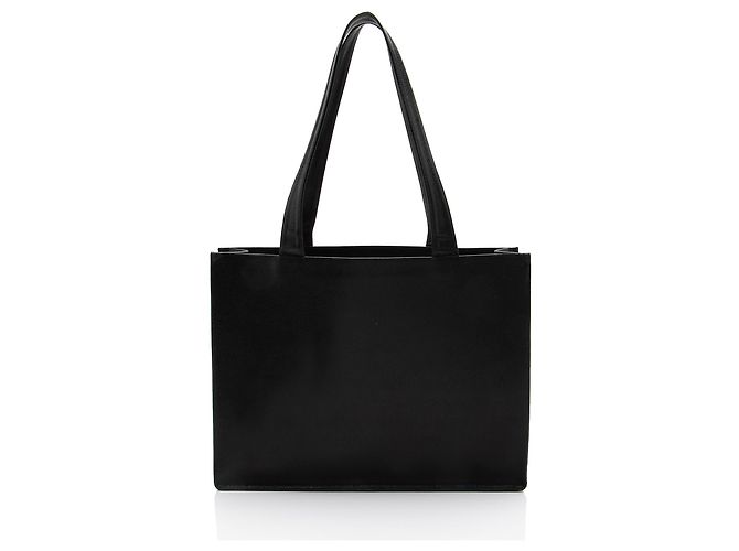 Gabrielle Chanel Vintage Caviar Leder CC Einkaufstasche Schwarz - Ansicht 3
