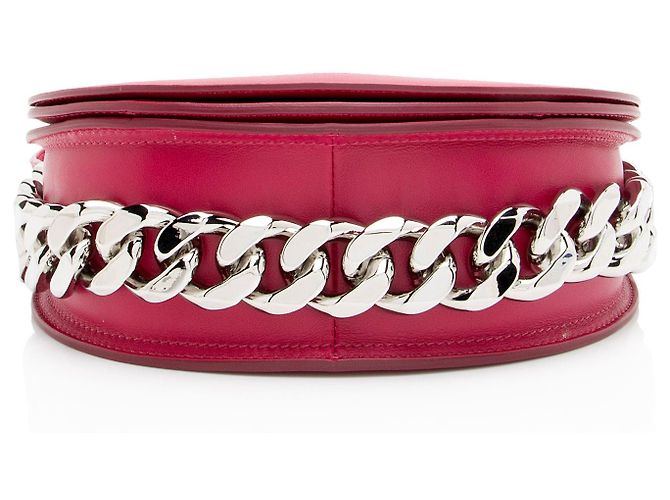 Mini bolsa Infinity de couro de bezerro Givenchy Rosa - vista 4