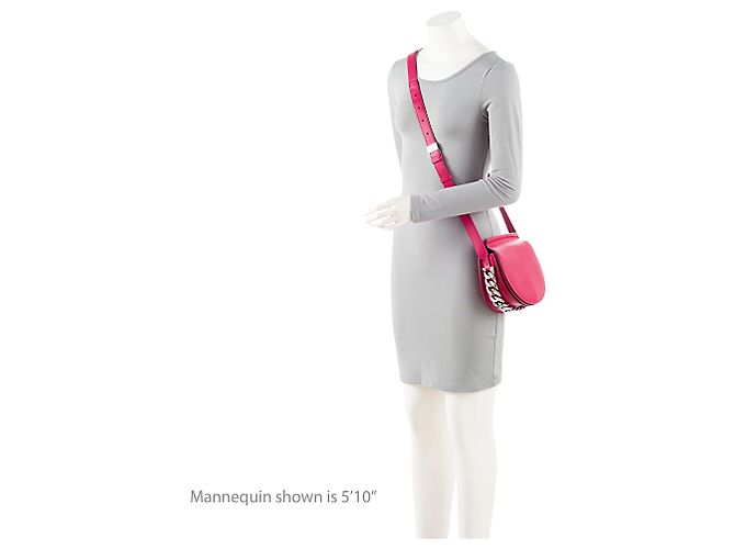 Mini bolsa Infinity de couro de bezerro Givenchy Rosa - vista 5