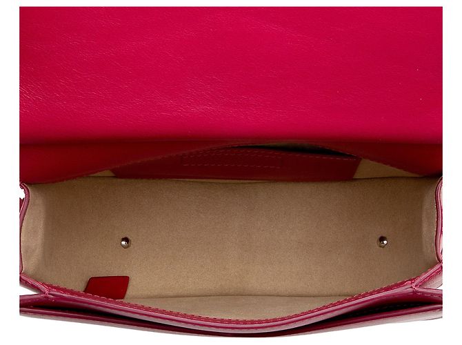 Mini bolsa Infinity de couro de bezerro Givenchy Rosa - vista 7