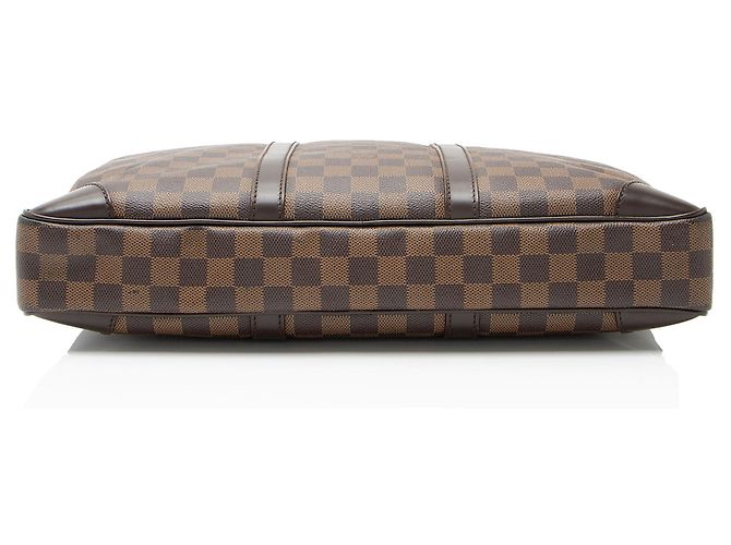 Borsa Porta Documenti da Viaggio Damier Ebene Louis Vuitton Marrone - vista 4