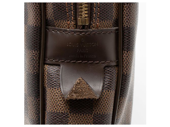 Borsa Porta Documenti da Viaggio Damier Ebene Louis Vuitton Marrone - vista 8