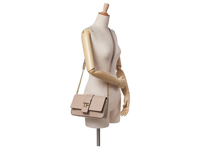 Bolso cruzado Tf de piel de ternera texturizada Tom Ford - vista 10