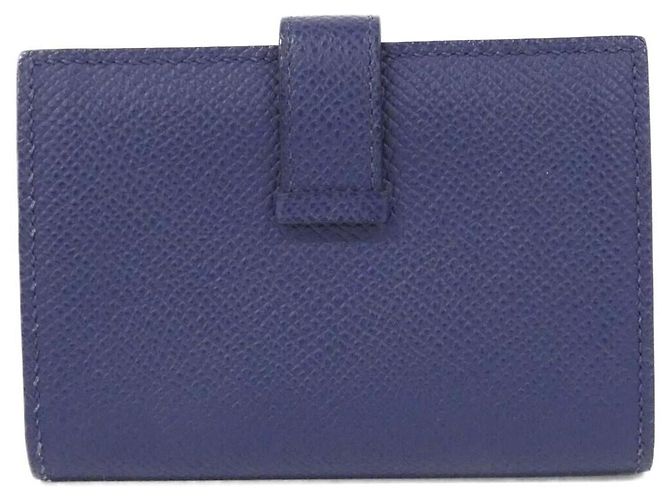 Hermès Béarn Epsom Card Case Blue - view 2