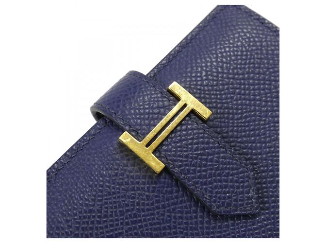 Hermès Béarn Epsom Card Case Blue - view 3