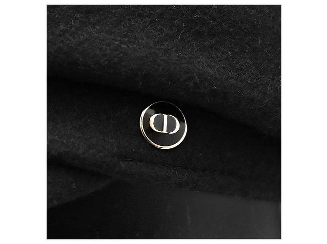 Cappello in Lana Nylon con Logo CD Christian Dior Nero - vista 3
