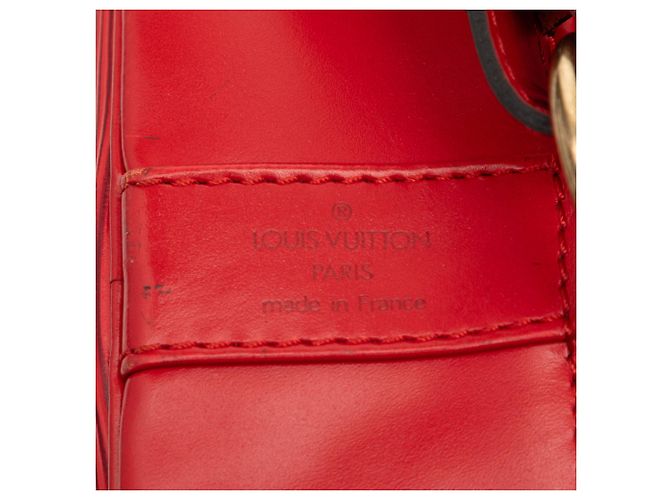 Louis Vuitton Epi Randonnee Pm Rosso - vista 5