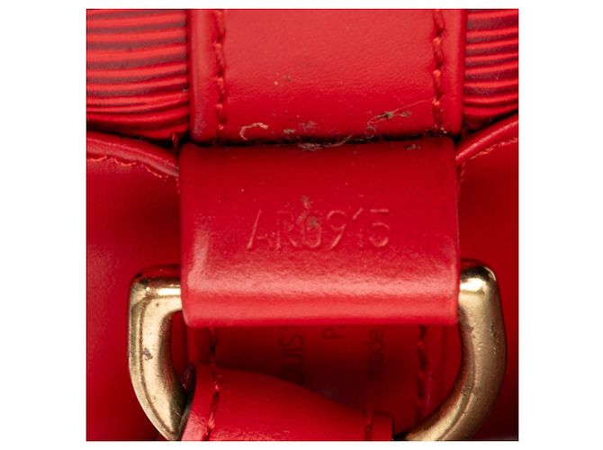 Louis Vuitton Epi Randonnee Pm Rosso - vista 6