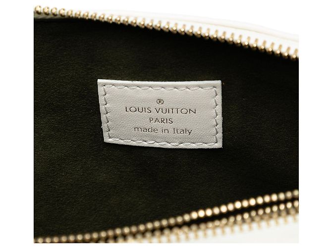 Coussin PM in pelle di agnello trapuntata Monogram Louis Vuitton Bianco - vista 5