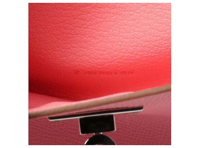 Clutch in pelle Kelly di Hermès Rosa - vista 5