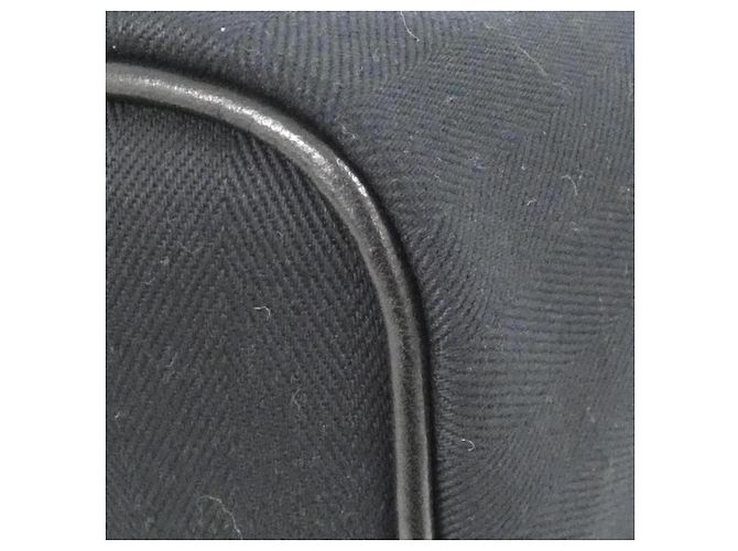 Borsa Gummy Toile Chevron Valparaiso MM di Hermès Nero - vista 3