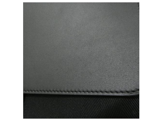 Borsa Gummy Toile Chevron Valparaiso MM di Hermès Nero - vista 6