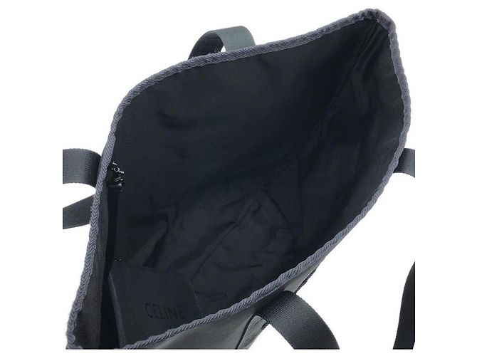 Céline Borsa Cabas Verticale Trekking in Nylon Celine Nero - vista 6