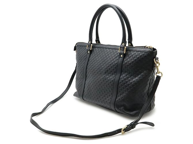 Borsa 2 in 1 Microguccissima di Gucci Nero - vista 2