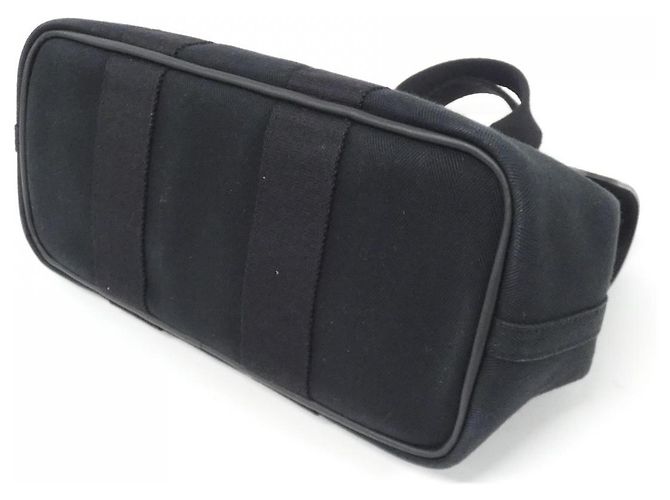 Borsa a Spalla Hermès Valparaiso PM Toile Chevron Gummy Nero - vista 3