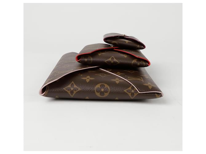 Louis Vuitton Pochette Kirigami Marrone - vista 5