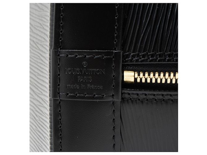 Louis Vuitton Vintage Epi Leder Alma PM Tasche Schwarz - Ansicht 8