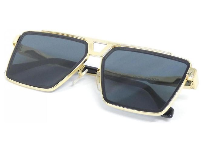Occhiali da sole metallici 1.1 Evidence di Louis Vuitton Nero - vista 2