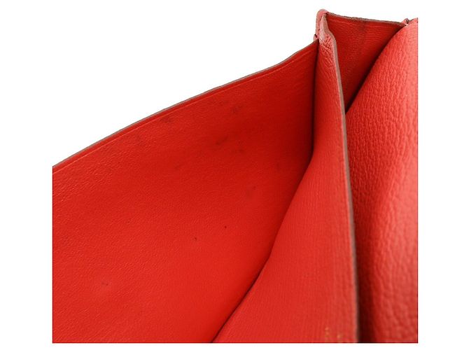 Cartera Larga Soufflet de Cabra Béarn de Hermès Rosa - vista 6