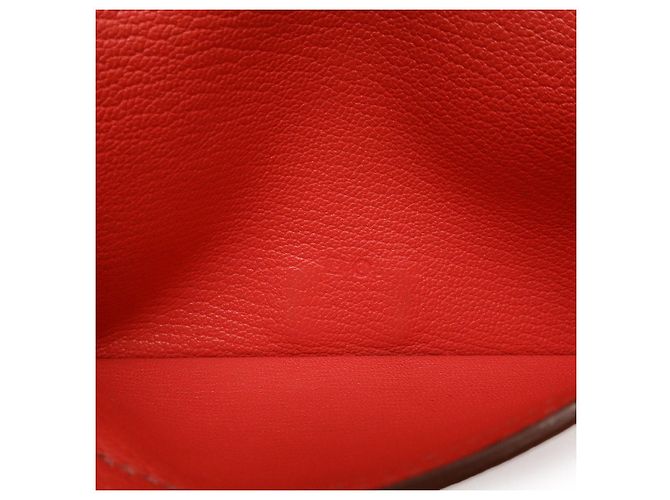 Cartera Larga Soufflet de Cabra Béarn de Hermès Rosa - vista 7