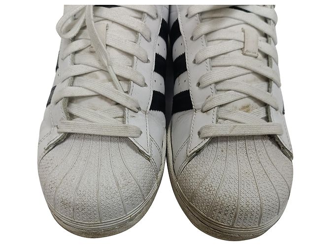 Autre Marque Sneakers basse Adidas Superstar in pelle di vitello bianca - vista 5