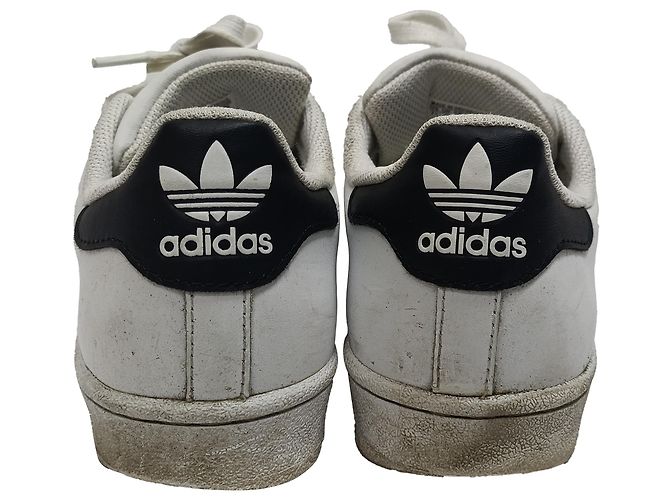 Autre Marque Sneakers basse Adidas Superstar in pelle di vitello bianca - vista 7