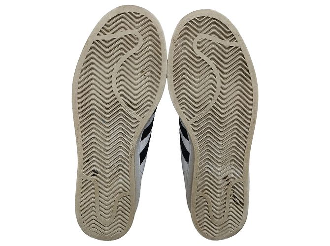 Autre Marque Sneakers basse Adidas Superstar in pelle di vitello bianca - vista 8