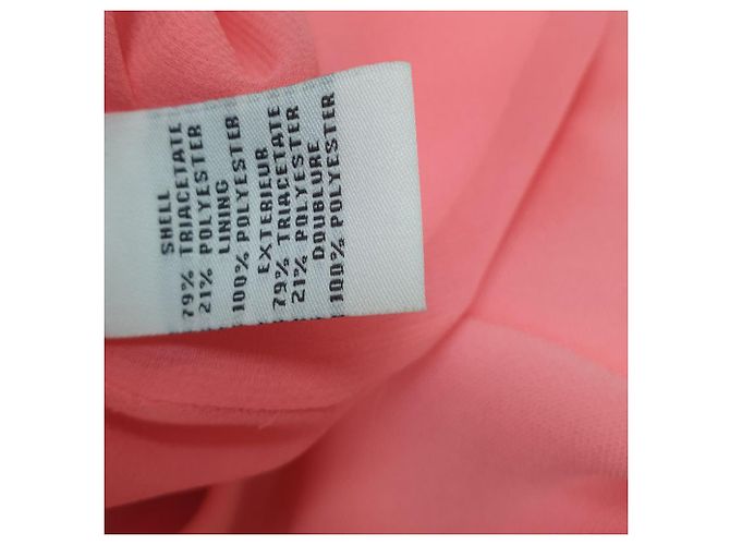 Vestido de longitud media con efecto envolvente en triacetato rosa de Diane Von Furstenberg - vista 6