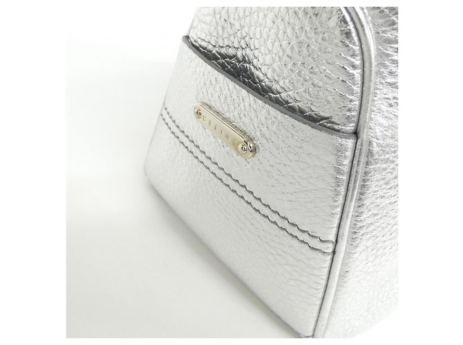 Céline Borsa in pelle metallica Celine Boogie Argento Metallico - vista 4