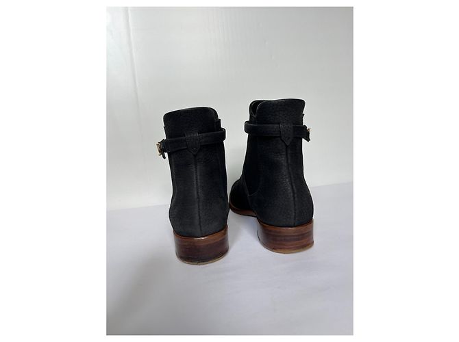 Stivaletti Louis Vuitton in pelle nera Nero - vista 5