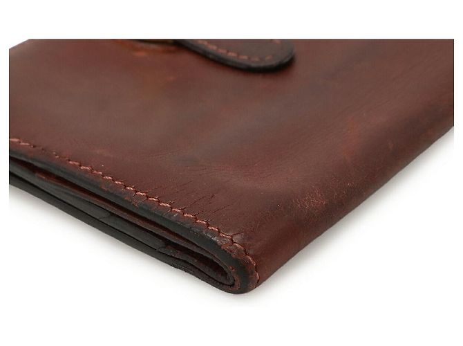 Monedero compacto Dogon de Hermès Castaño - vista 3