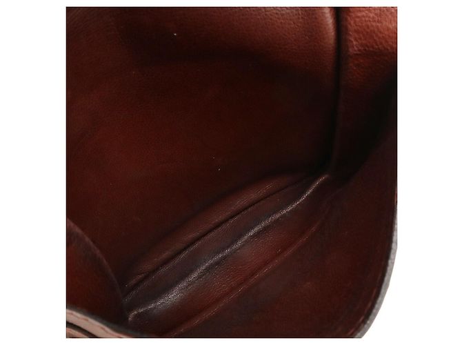 Monedero compacto Dogon de Hermès Castaño - vista 6